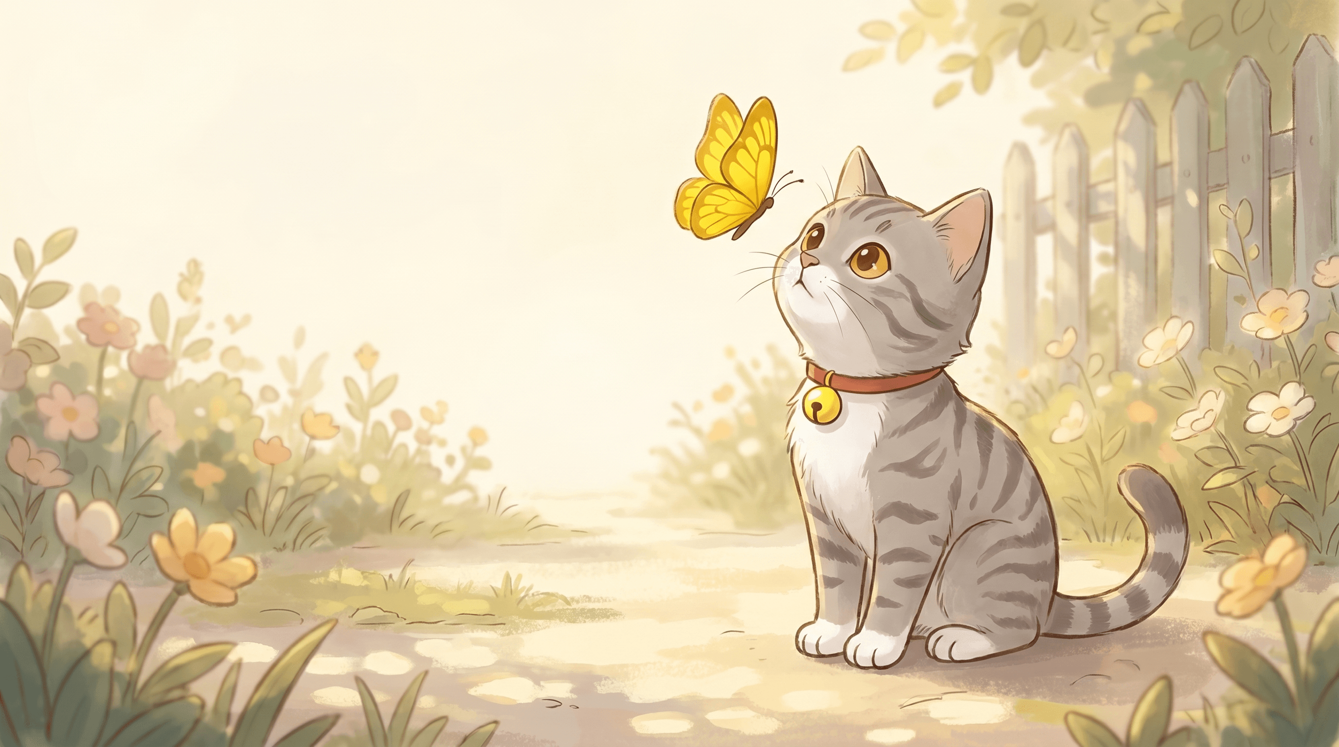 The Cat Who Followed a Butterfly