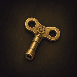 Brass key