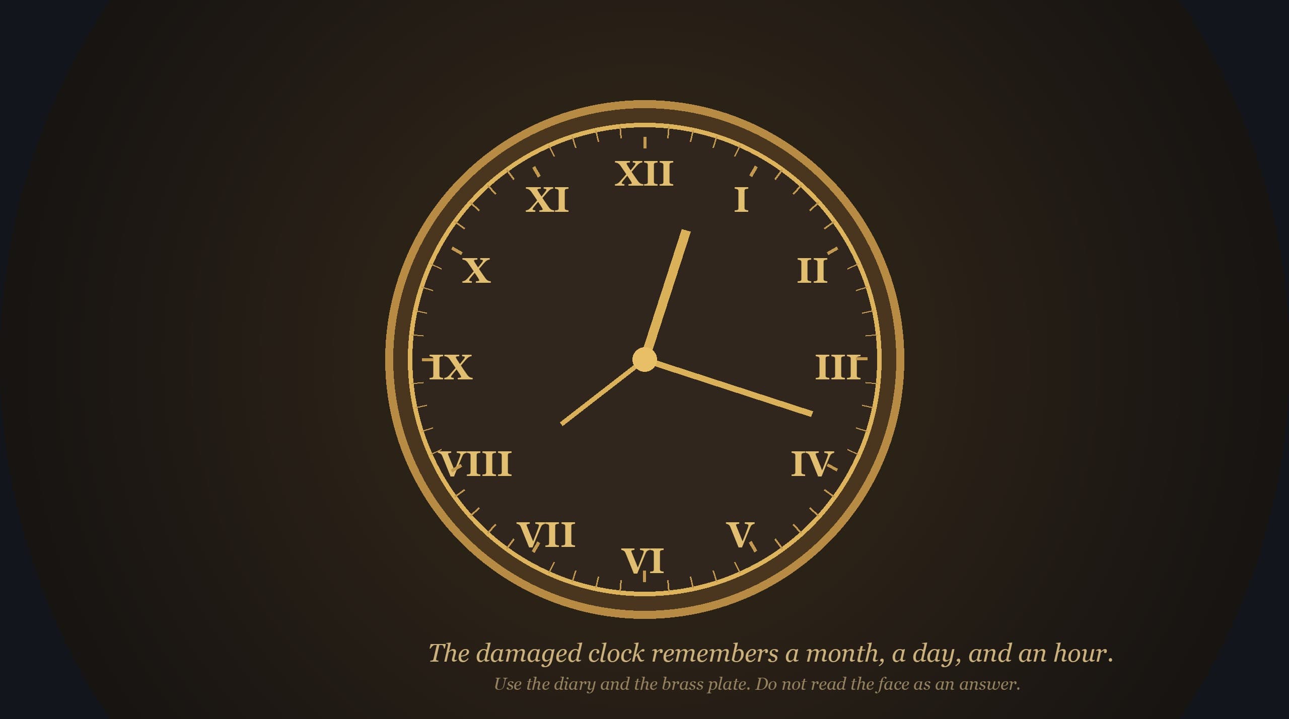 A clock-face puzzle softly blurred in the background